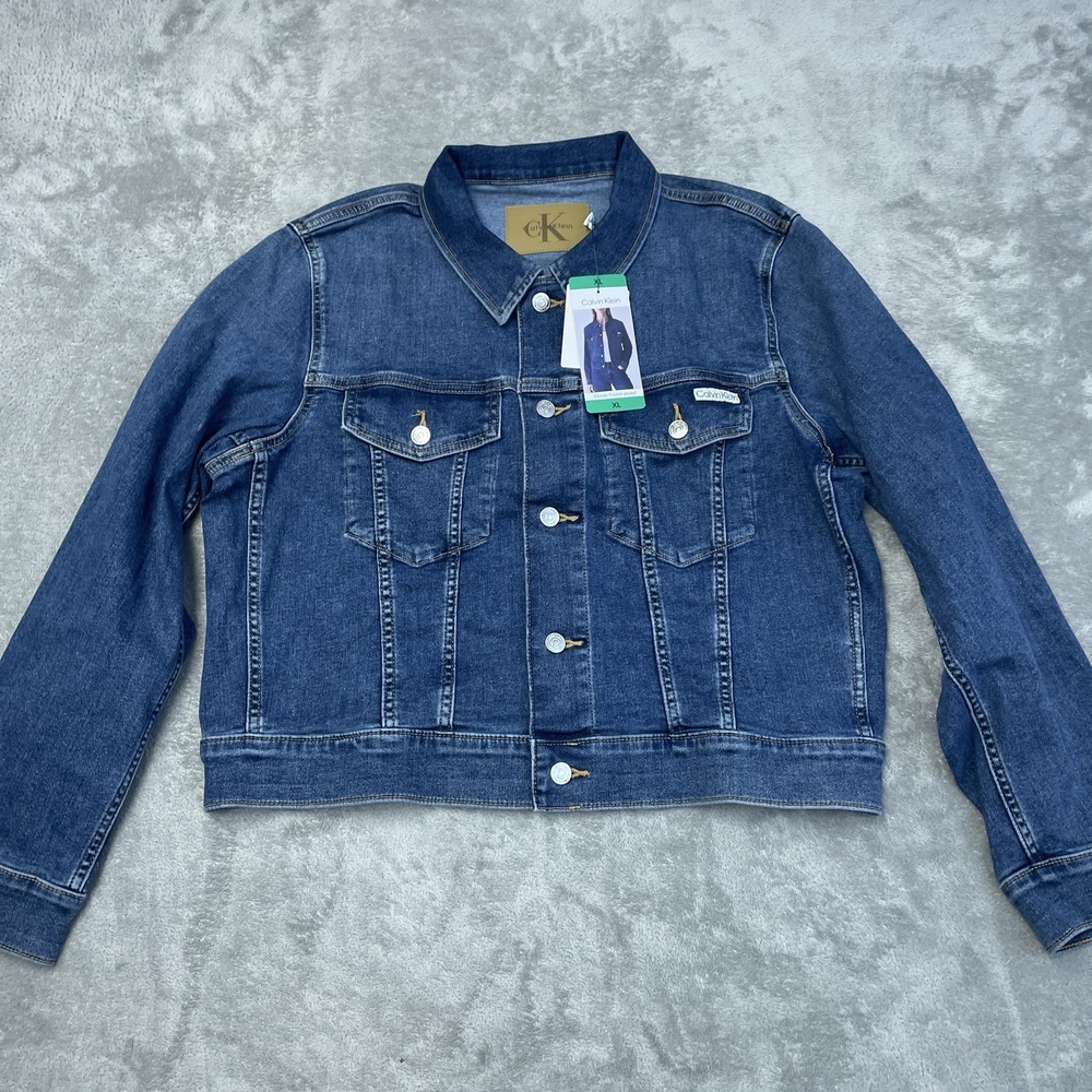 Calvin Klein New Women's Size XL Jacket Blue a2023 - Picture 2 of 10